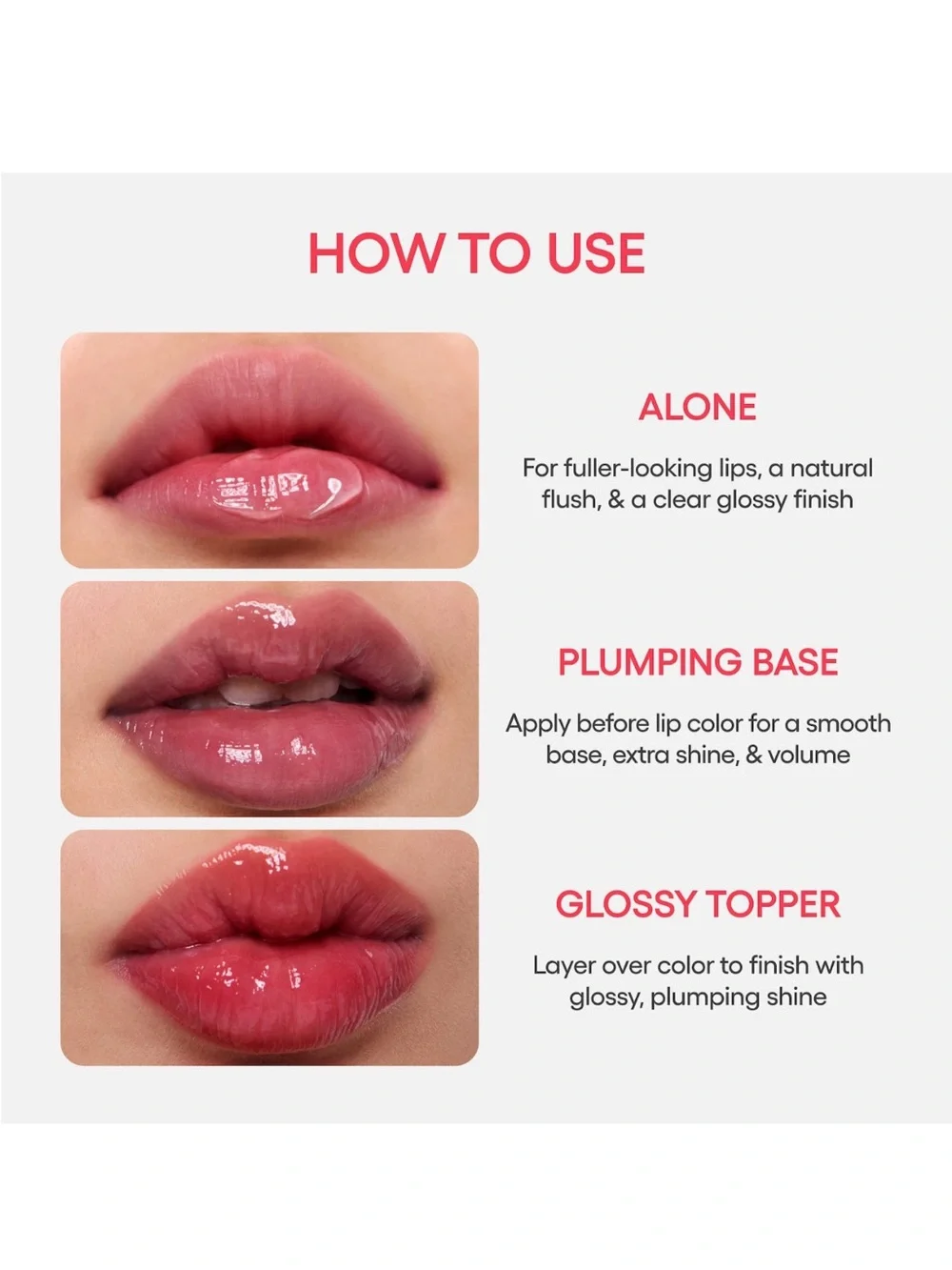 LANEIGE Flush Pop Lip Plumper Gloss - Red